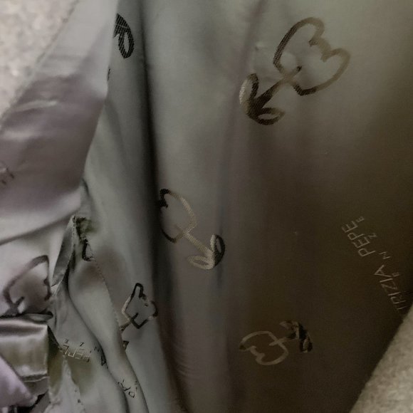 NWT luxurious PATRIZIA PEPE Men's Grey Wool-Tweed COAT Size 48 EUR | 38 US | M - Picture 7 of 9